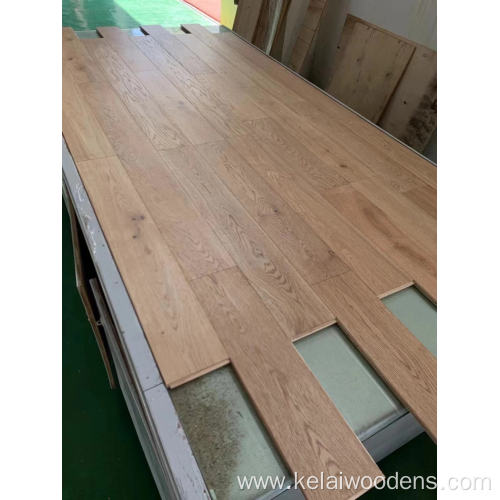 Whole sale handscraped oak wood plank engineered flooring